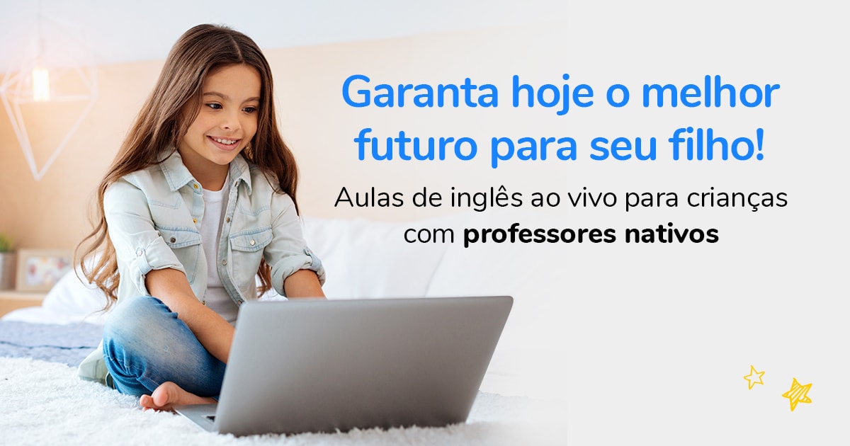 Aulas de inglês para crianças online Open English Junior