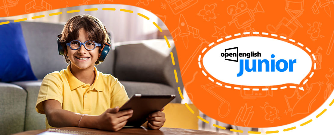 Open English - Últimos dias da promoção 30% OFF da Open English Junior! ✨   ✨ Durante o desenvolvimento das crianças, o estímulo  à motivação é muito importante. 🥰 Pensando nisso, separamos